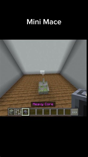 how to make mini Mace in Minecraft