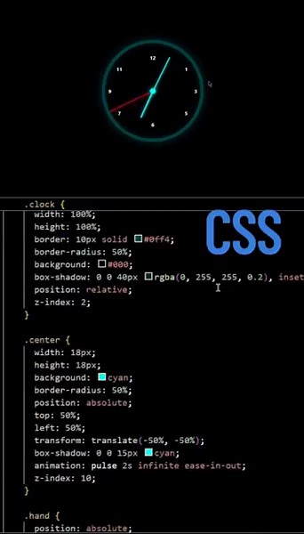 let's build Clock Animation Challenge 20/100 challenge ⏱️💻