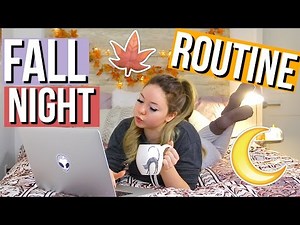 FALL NIGHT ROUTINE! | Meredith Foster