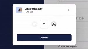 Stripe Checkout now lets your customers adjust item quantities right on the checkout page. 📦↕️ https://stripe.com/docs/payments/checkout/adjustable-quantity (We’re working on adding adjustable quantities to subscriptions with Checkout soon!) | Stripe