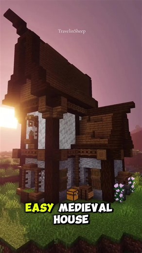 Minecraft medieval house tutorial