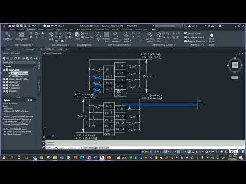 AutoCAD Electrical - PLC Inputs & Outputs