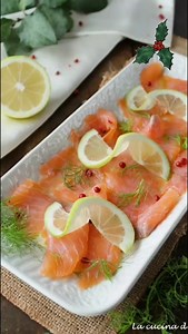 🎄CARPACCIO DI SALMONE AFFUMICATO 🎄 #salmone #antipasto #natale #lacucinadirita | La cucina di Rita
