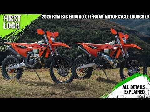 2025 KTM EXC-F And KTM EXC-W Enduro Off-road Motorcycles Launched - First Look