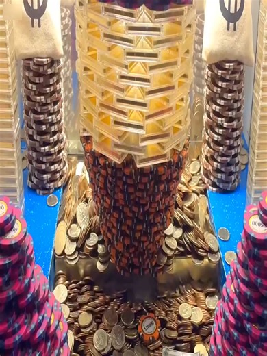 12K views · 347 reactions | MEGA COIN PUSHER CHALLENGE – BIGGEST JACKPOT EVER #coinpusher #highlimitcoinpusher | Lilly Shina | Facebook