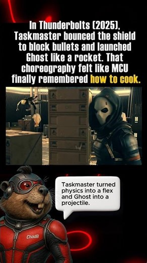 Thunderbolts (2025) Taskmaster vs Ghost | Insane Shield Move & Fight Scene Analysis