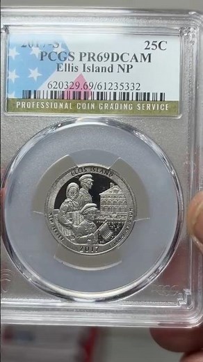 Ellis Island National Historical Park Quarter 2017 #PCGSCoin #NationalParkQuarters