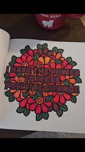 I have the power to make positive change ❤️ Get Blooming Bravely: A Coloring Book of Positive Affirmations on Amazon #colortok #coloring #positiveaffirmations #adultcoloringbook #coloringbook