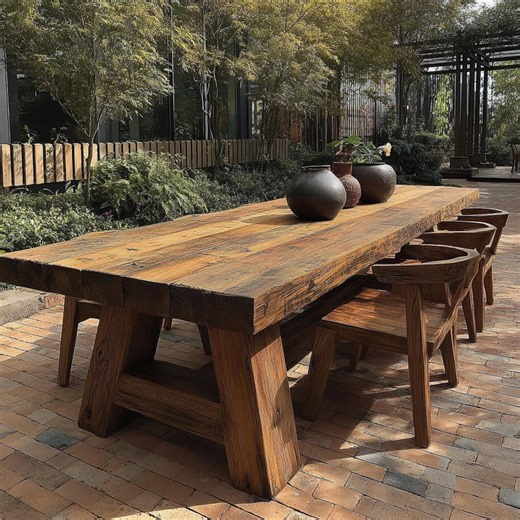 Rustic Wooden Table | Solid Wood Table | Handmade Kitchen Table | Dining Table | Wooden Dining Table | Rustic Wood Table | Table - Etsy UK