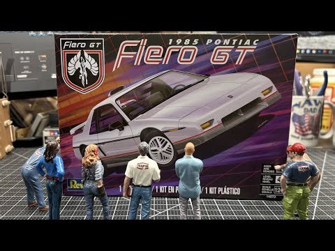 Unboxing the Revell 1985 Pontiac Fiero GT What a great looking kit