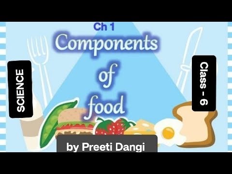 (SCIENCE Class - 6) Ch - 1 Components of Food)