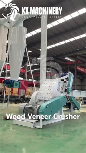 Biomass Wood Veneer Crusher for Sawdust Wood Branches Crusher #woodcrusher