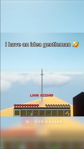 I Have An Idea Gentlemen! #minecraft #minecraftshorts