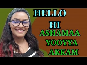 Learn Afan Oromo#oromo #Oromo language