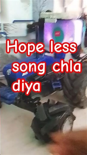 tractor music system checking with hopeless🎵#song#viral#short