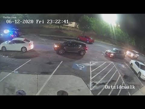 Surveillance video shows Rayshard Brooks shooting at Atlanta Wendy's