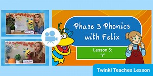 Phase 3 Phonics Lesson 5 'y' Video