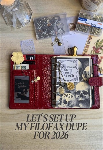 What better way to end the year 🎉 going into 2026 with my filo dupe 🥹 #planner #filofax #plannertok #journaling #planning