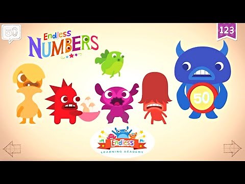 Endless Numbers 50 | Learn Number Fifty | Fun Learning for Kids