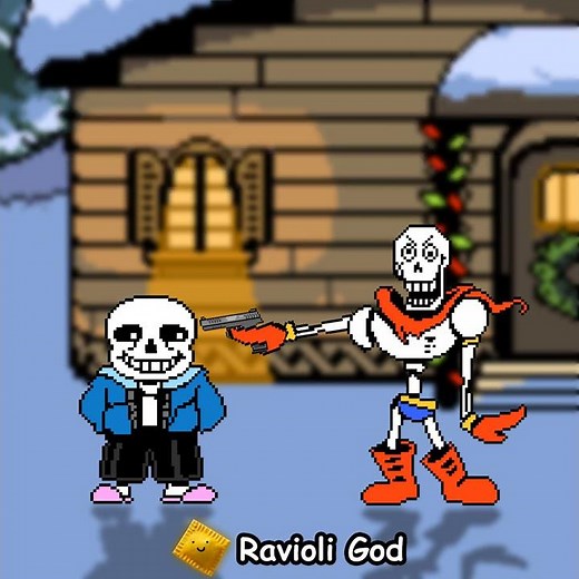Sans tells a joke