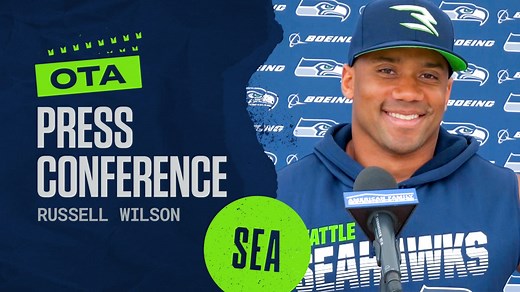 Russell Wilson 2021 Seahawks OTAs Press Conference