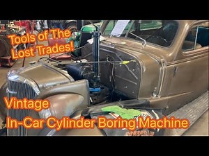 Saving a RUINED Engine WITHOUT Taking out of the CAR! 1920's STORM Boring Bar! Saturday STORMIZING!