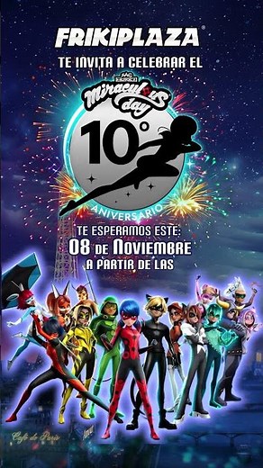 🌟 ¡Prepárate para el evento más esperado en Frikiplaza, Ciudad de México! 🌟 #lasaventurasdeladybug