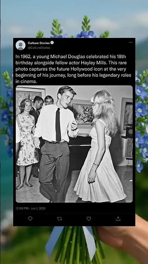 Young Michael Douglas Turns 18 (1962) – A Star Is Born! 🌟 #MichaelDouglas