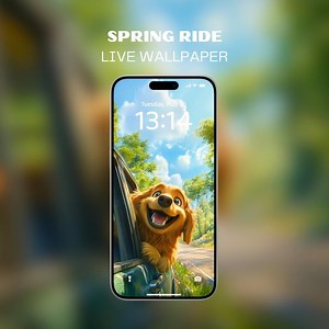 Spring Ride Live Wallpaper, iPhone Lock Screen Background, Looping Moving Image for Android Phone, IOS Pet Background Art-instant Download - Etsy Australia
