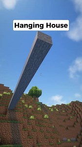 Minecraft Hanging House #Minecraft #minecraftbuilding #minecrafttutorial | mrbushmc