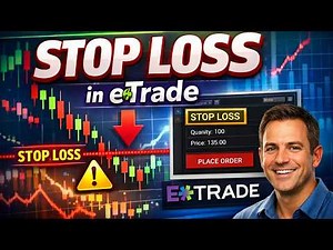 💰How to place a Stop Loss in eTrade | How to use Trailing stop loss e*trade (TUTORIAL for Beginners)