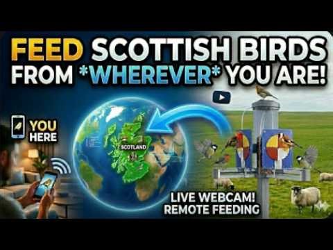 🔴Live | Smart Scottish Wild Bird Feeder Cam