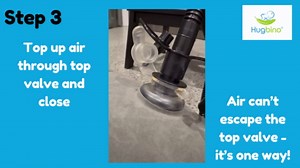 HUGBINO Inflatable Toddler Travel Bed - Kids Air Mattress - Portable Blow Up Bed for Children, Lightweight and Sturdy - Floor Beds and Mattresses for Youth, Durable Traveling Accessories for Toddlers