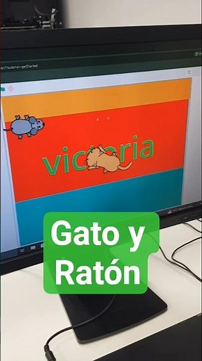 Gato va Ratón 😸🐭 juego épico con programación en bloques #TauFormar #scratch