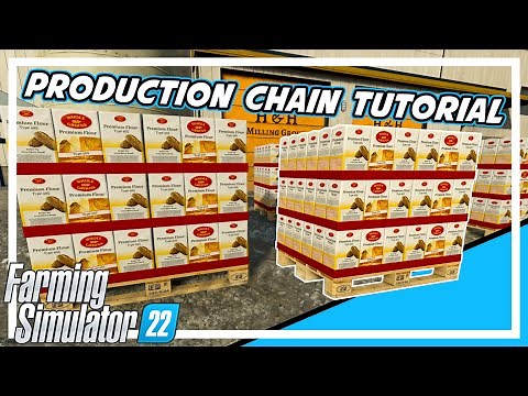 FS22 How To Use Production Chains - Grain Mill | Farming Simulator 22