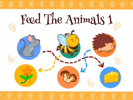 Animals - Food Match - Feed The Animals 1