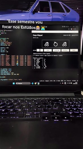 #cassino #python #faculdade #programador