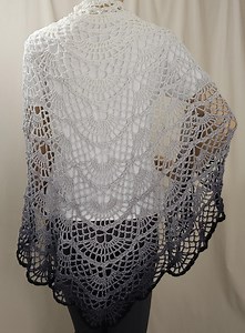 CROCHET PATTERN - Butterfly Shawl, Wrap, Sarong, Cover Up, Crochet Pattern Only, Photos and Chart Plus Video Tutorials - Etsy