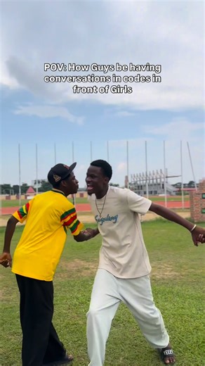 PRAISE AJAERO on Instagram: "How Guys be saying everything in codes in front of girls😂💔 only Guys can understand!😭😂 W/ @grand_champ01 @olamidegirl_ #guys #brocode #relatable #fyp #bro #explore #viral #foryou #trending #reels #funny #girl #nigeria #girls"