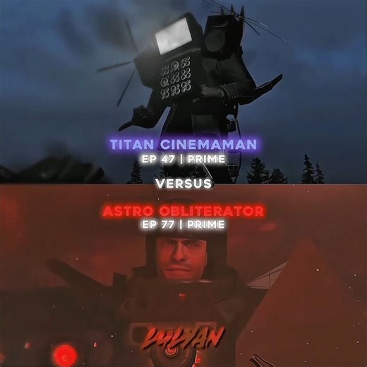 Titan Cinemaman vs Astro Obliterator #dafugboom #skibiditoilet #edit #titancinemaman #astrotoilet