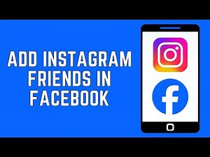 How To Add Instagram Friends In Facebook 2024 | Find Instagram On Facebook (FULL GUIDE)