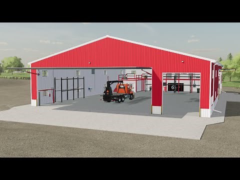 FS22 Build A Huge Garage Farming Simulator 22 Mods