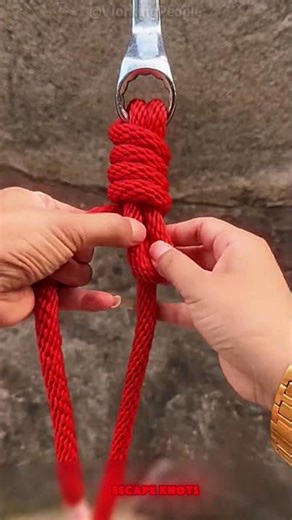 Practical tying methods for emergency escape knots 🪢🚑🏃‍♂️🔥