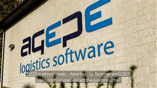 2026 is on its way. ✨ Our CEO and founder, Luc Loodts, takes a moment to look back – and ahead. We wish you and your loved ones all the very best for the coming year. Thank you for your trust, and see you soon! #agepe #agepelogistics #mylogistics #logisticssoftware #TMS #mendix | AGePe Logistics Software | Facebook