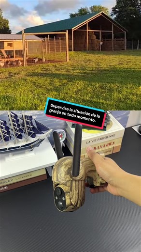 Monitorea tu granja sin conexión con cámara solar