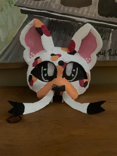 Koi Fish Kitty Therian Mask. Not Waterproof. Fully Lined. Handpainted. Includes 3D Whiskers and Felt Teeth. - Etsy