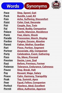 Words with Synonyms
