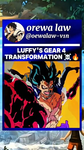 luffy's gear 4 ☠️🔥 #luffy #gear4 #kaido #onepiece