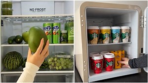 Satisfyingly restocking my fridge with fresh produce