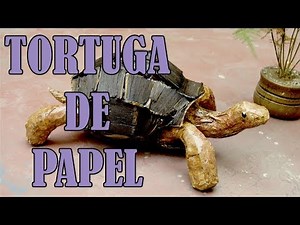 Paper Tortoise Sculpture